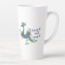 おもしろい予測できなおもしろいお洒落引用文 カフェラテマグ