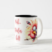 おもしろい予測できなおもしろいお洒落引用文 ツートーンマグカップ (正面右)