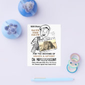 おもしろい予算の保存カスタム日 チラシ (シングル)