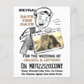 おもしろい予算の保存カスタム日 チラシ (正面)