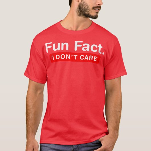 おもしろい事実気に Tシャツ (正面)