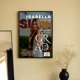 おもしろい事実 マガジンカバー写真卒業ポスター ポスター