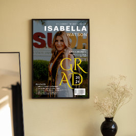 おもしろい事実 マガジンカバー写真卒業ポスター ポスター