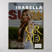 おもしろい事実 マガジンカバー写真卒業ポスター ポスター (正面)