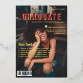 おもしろい事実 |大学院マガジンのカバー写真 箔シーズンカード (正面)