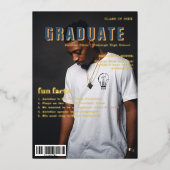 おもしろい事実 |大学院マガジンのカバー写真 箔シーズンカード (正面)