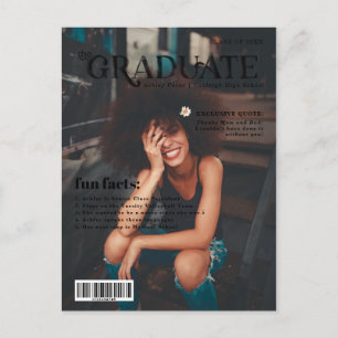 おもしろい事実 Graduate Magazineカバーフォトアナウンクス 案内ポストカード