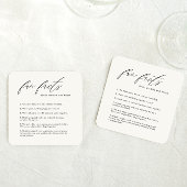 おもしろい事結婚実の習字フォント コースター