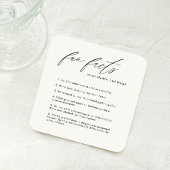 おもしろい事結婚実の習字フォント コースター