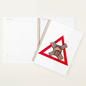 おもしろい交通渋滞警告の道路標識 プランナー手帳