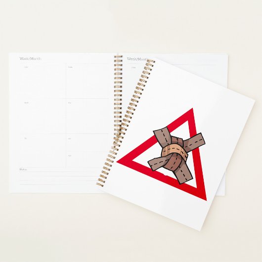 おもしろい交通渋滞警告の道路標識 プランナー手帳