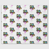 おもしろい人誕生日バルーン ラッピングペーパー (フラット)