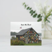 おもしろい人間関係リンゴサウンドズリスクシャックマイブイ ポストカード (スタンド正面)