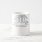 おもしろい人間関係&プールビヤール コーヒーマグカップ (中央)