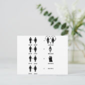 おもしろい人間関係 ポストカード (スタンド正面)