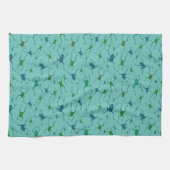 おもしろい付きカエル キッチンタオル (横)