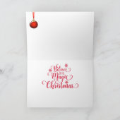 おもしろい付きクリスマスカード シーズンカード (内部)