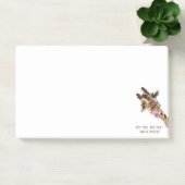 おもしろい付箋よくはしゃぐキリンカスタム文字 ポストイット (オフィス)