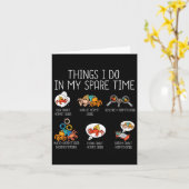 おもしろい仙人カニペットギフトユニアダルトブラックユーモア カード (黄色い花)