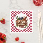 おもしろい任意の目的BBQパーティー スタンダードカクテルナプキン (インサイチュ)