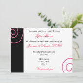 おもしろい企業のパーティの招待状 招待状 (スタンド正面)