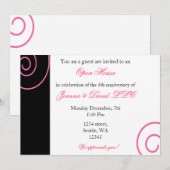 おもしろい企業のパーティの招待状 招待状 (正面/裏面)