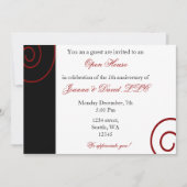 おもしろい企業のパーティの招待状 招待状 (正面)