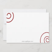 おもしろい企業のパーティの招待状 招待状 (裏面)