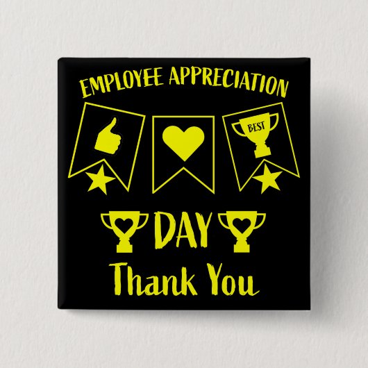 おもしろい企業の給与 缶バッジ (正面)