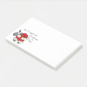 おもしろい休日かわいい羊のクリスマスの漫画 ポストイット (アングル)