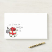 おもしろい休日かわいい羊のクリスマスの漫画 ポストイット (デスク)