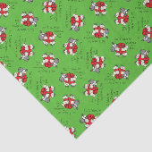 おもしろい休日かわいい羊のクリスマスの漫画 薄葉紙 (詳細)