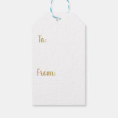 おもしろい休日の写真はめったに落ち着かない ギフトタグ (裏面)