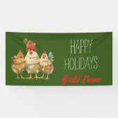 おもしろい休日チキンカスタマイズ 横断幕 (横)