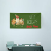 おもしろい休日チキンカスタマイズ 横断幕 (トレードショー)