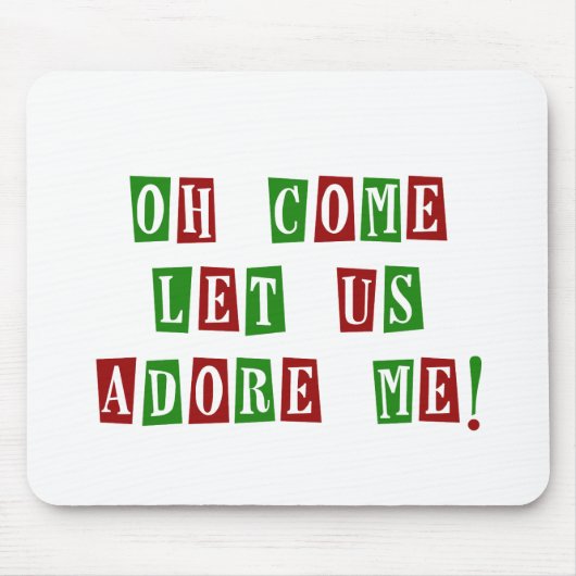 おもしろい休日Tシャツとギフト マウスパッド (正面)