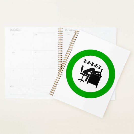 おもしろい会社員は机で寝ている プランナー手帳