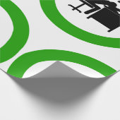 おもしろい会社員は机で寝ている ラッピングペーパー (角)