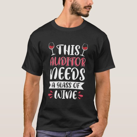 おもしろい会計士の保険計理人シャツ Tシャツ (正面)