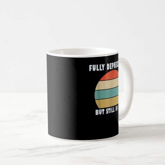 おもしろい会計引用文が完全に減価償却されたが、まだ コーヒーマグカップ (正面右)