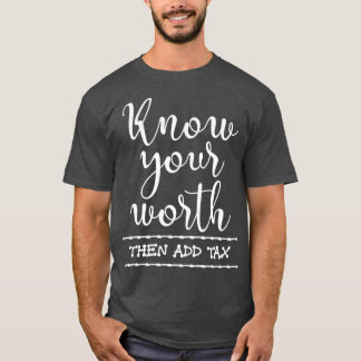 おもしろい会計贈与税シーズン税 Tシャツ