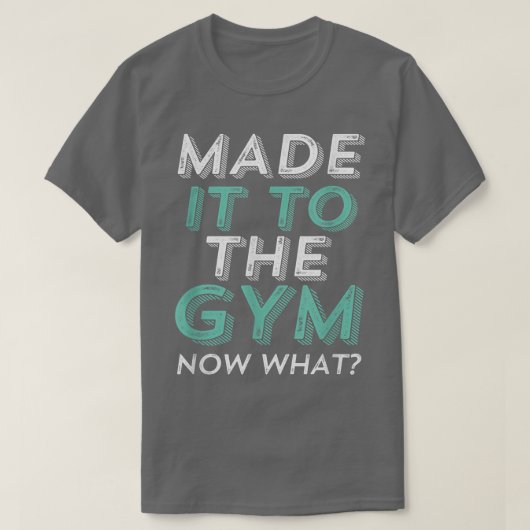 おもしろい体育のトレーニング運動のランニング動機 Tシャツ (デザイン正面)