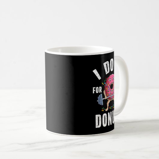 おもしろい体育館重量挙げボディビル重量挙げ コーヒーマグカップ (正面右)