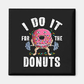 おもしろい体育館重量挙げボディビル重量挙げ マグネット (正面)