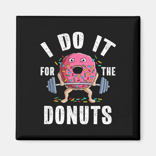 おもしろい体育館重量挙げボディビル重量挙げ マグネット (正面)