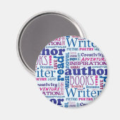 おもしろい作家パターン マグネット (正面/裏面)