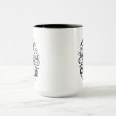おもしろい作業用椅子 マグカップ (中央)