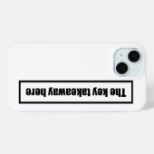 おもしろい例 Case-Mate iPhoneケース (裏面 (横))