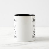 おもしろい保ギフトの目にクールよ ツートーンマグカップ (中央)