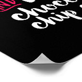 おもしろい保チョコレートチップクッキー ポスター (角)